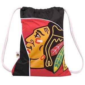 CHICAGO BLACKHAWKS CURVE CINCH DRAWSTRING BACKPACK BACKSACK BAG WITH CORD TOTE